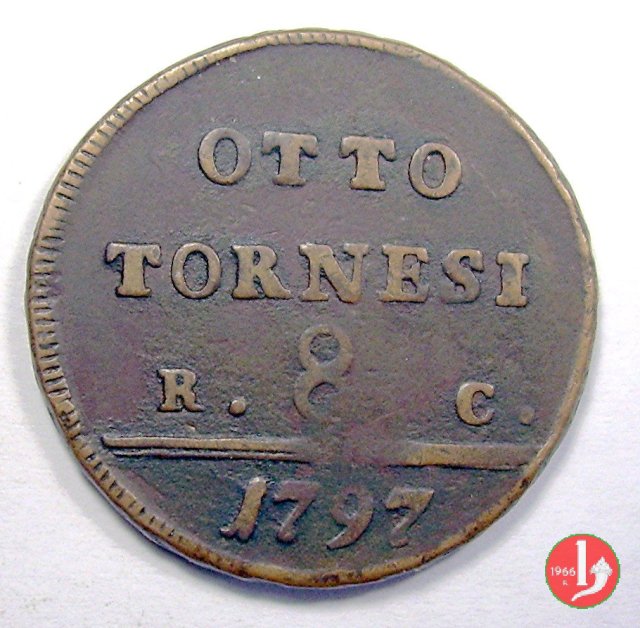 8 Tornesi 1797 (Napoli)