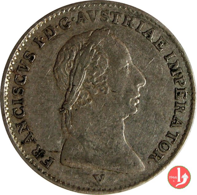 1/2 lira 1822 (Venezia)