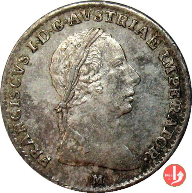 1/2 lira 1823 (Milano)