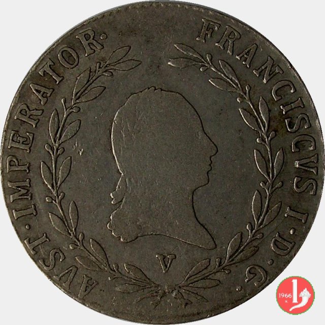 20 kreuzer o svanzica 1818 (Venezia)