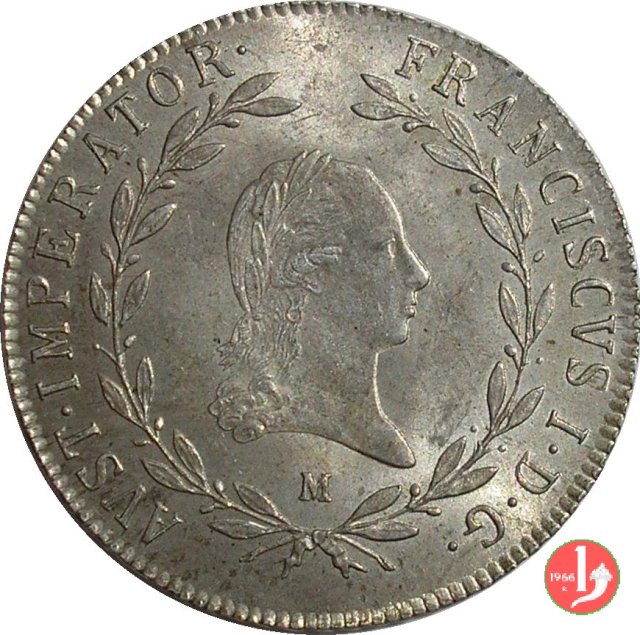 20 kreuzer o svanzica 1819 (Milano)