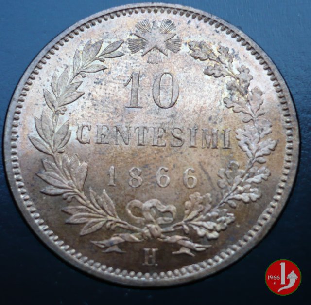 10 centesimi 1866 (Birmingham)