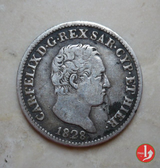 50 centesimi 1828 (Torino)