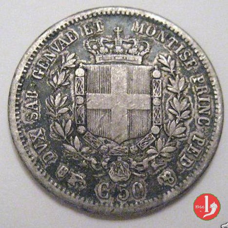 50 centesimi 1852 (Torino)