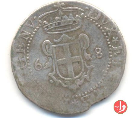 6 soldi e 8 denari 1720 (Genova)