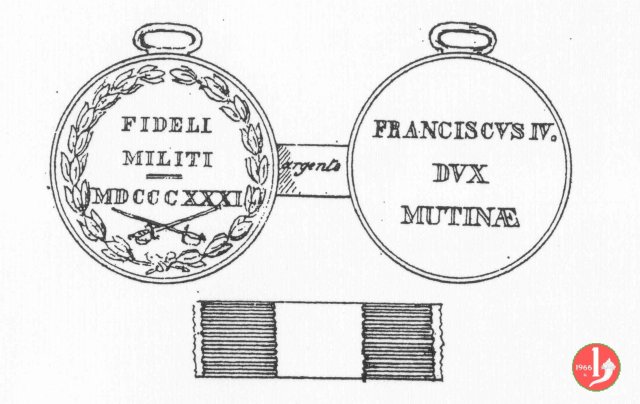 Francesco IV - Fideli Militi 1831 -B234 1831 (Vienna)