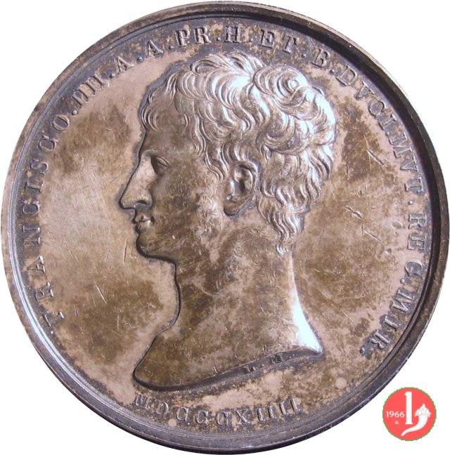 Francesco IV - Ripristino e Rientro 1814 -B230 1814 (Modena)