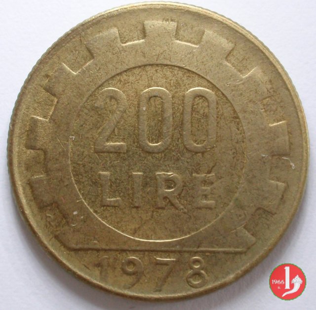 200 lire 1978 (Roma)