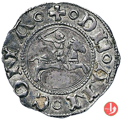 Bolognino (croce in legenda e A sul R/)  (Ancona)