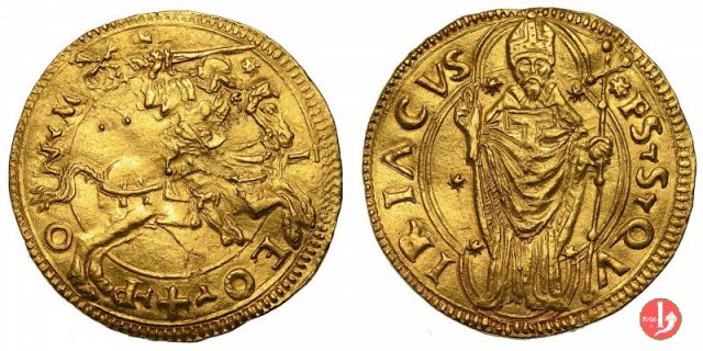 Doppio ducato papale 1513-1521 (Ancona)