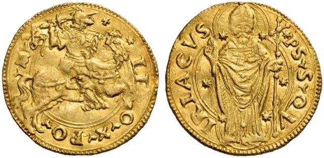 Doppio ducato papale 1513-1521 (Ancona)