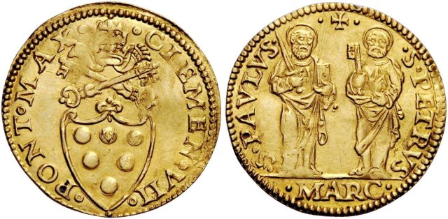 Ducato papale (S.Pietro a d.) 1523-1534 (Ancona)