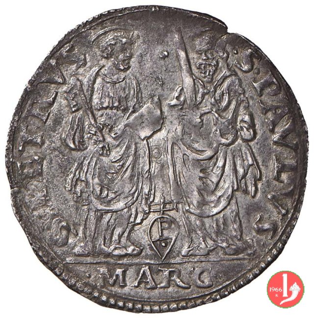 Giulio (Scudo semiovale - S.Pietro a s.) 1513-1521 (Ancona)