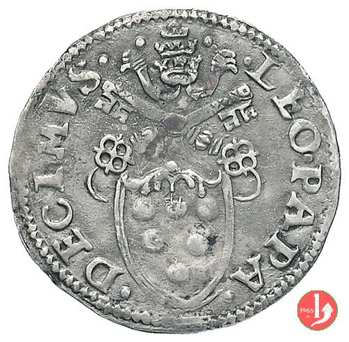 Mezzo giulio (Stemma semiovale e S.Pietro) 1513-1521 (Ancona) Mezzo giulio (Stemma semiovale e S.Pietro) 1513-1521 (Ancona)