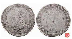 Piastra (1588 - Legenda) 1588 (Ancona)