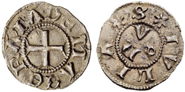 Quattrino (Croce e NVS) 1392-1447 (Macerata)