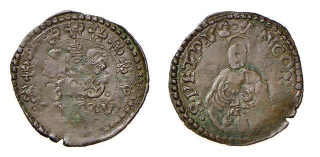 Quattrino 1566-1572 (Ancona)