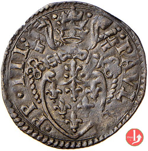 Quattrino (con lunga croce) 1539-1549 (Camerino)