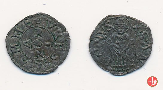 Quattrino (croce astata) 1190-1259 (Camerino)