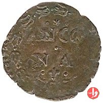 Quattrino (senza data - Stemma e Legenda) 1585-1590 (Ancona)