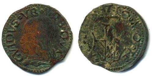 Quattrino (testa grande) 1482-1508 (Casteldurante-urbino)