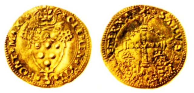 Scudo d'oro o Scudo del Sole 1523-1534 (Ancona)