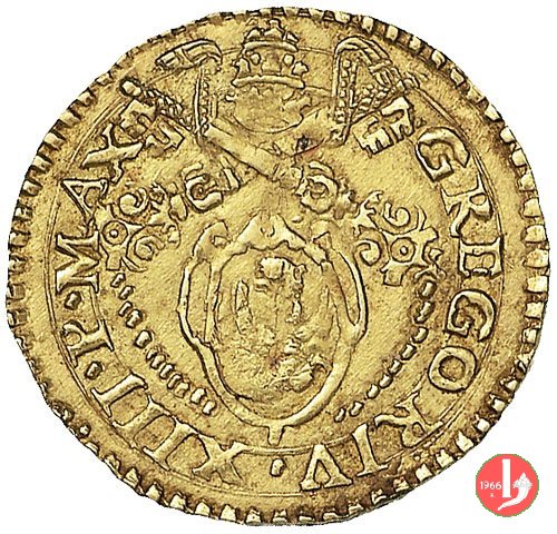 Scudo d'oro (senza data - Stemma) 1572-1585 (Ancona)