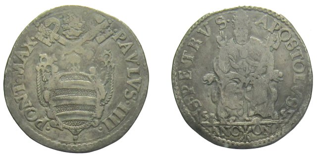 Testone (1557 - con testa leonina) 1557 (Ancona)