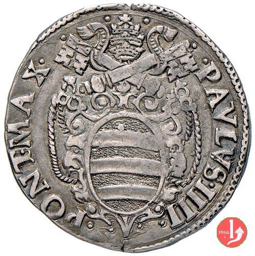 Testone (1557 - con volute e globo) 1557 (Ancona)