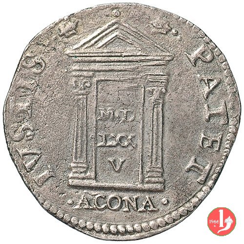 Testone (1575 - Porta Santa - III t.) 1575 (Ancona)