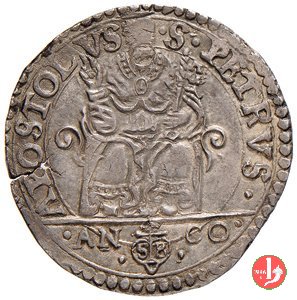 Testone - III t. 1566-1572 (Ancona)