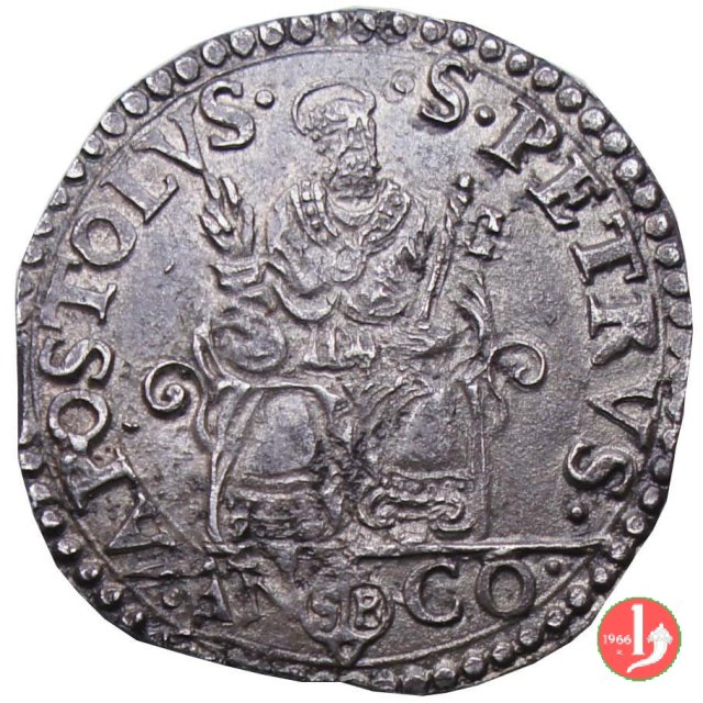 Testone - II t. 1566-1572 (Ancona)
