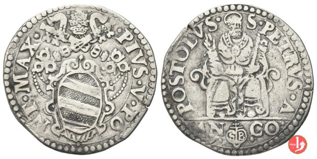 Testone - II t. 1566-1572 (Ancona)