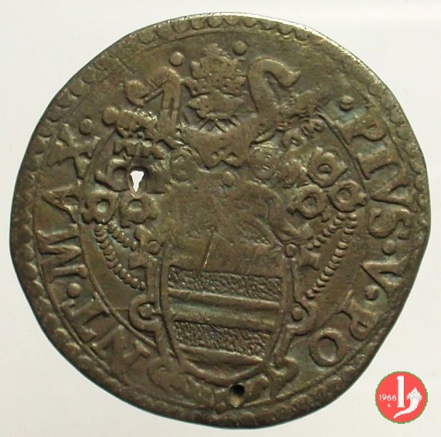 Testone - II t. 1566-1572 (Ancona)