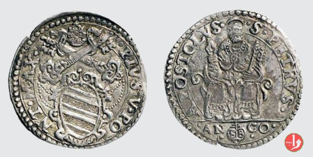 Testone - II t. 1566-1572 (Ancona)