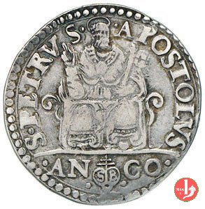 Testone - II t. 1566-1572 (Ancona)