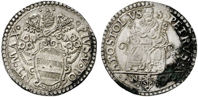 Testone - II t. 1566-1572 (Ancona)