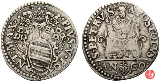 Testone - II t. 1566-1572 (Ancona)