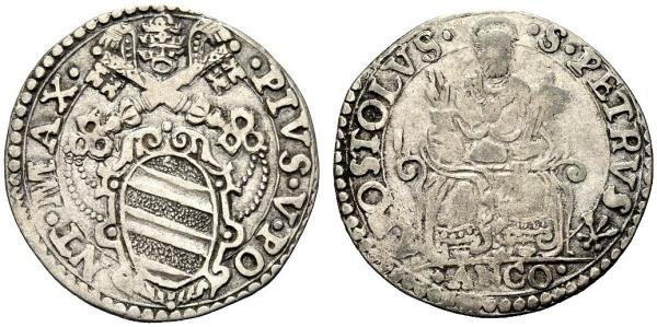 Testone - I t. 1566-1572 (Ancona)