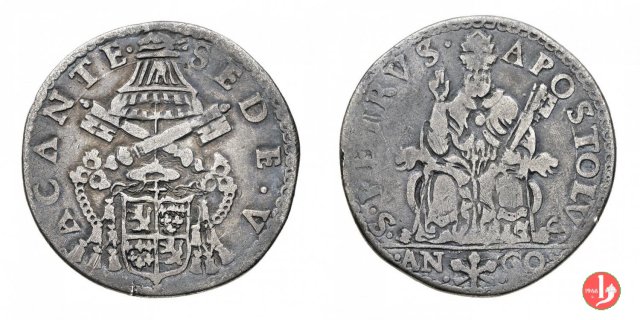 Testone 1549-1550 (Ancona)