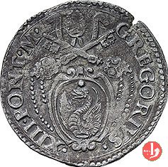 Testone (senza data - Cristo e Samaritana) 1572-1585 (Ancona)