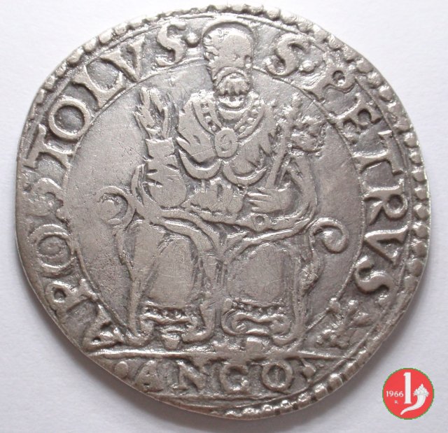Testone (senza data - I t.) 1559-1565 (Ancona)