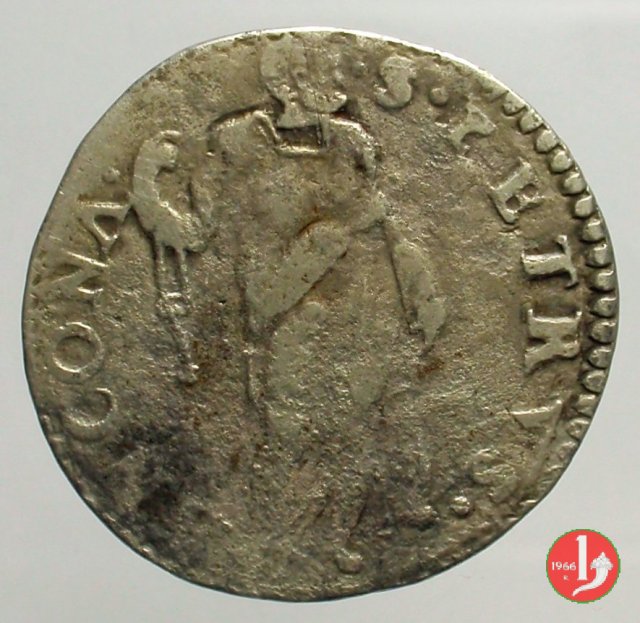 Testone (senza data - Pietro in piedi) 1 t. 1572-1585 (Ancona)