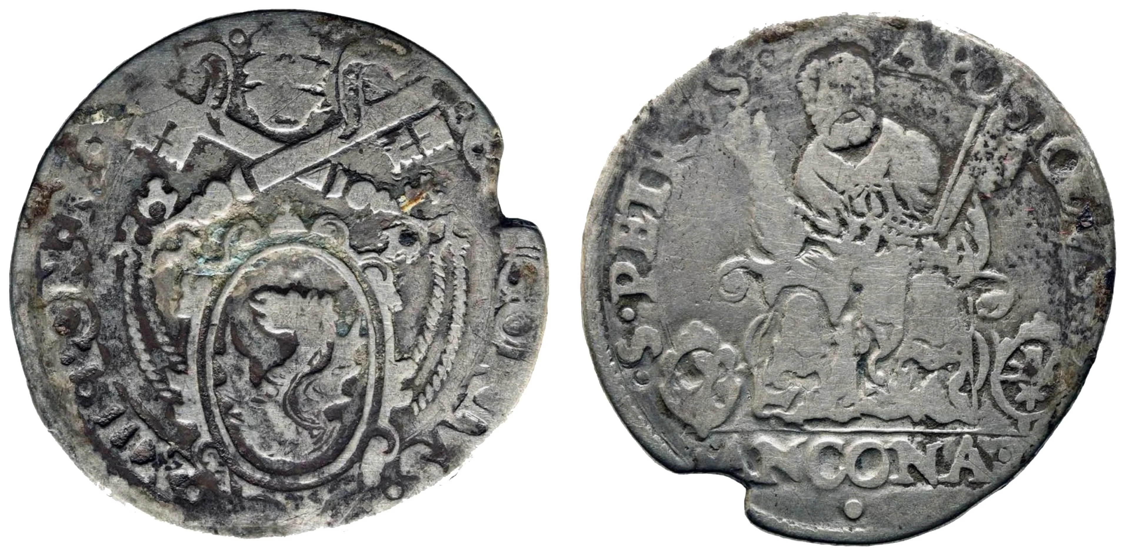 Testone (senza data - Pietro seduto) 2&deg; t.  (Ancona)