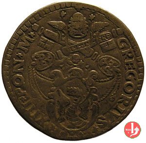 Testone (senza data - Pietro seduto) 3° t. 1572-1585 (Ancona)