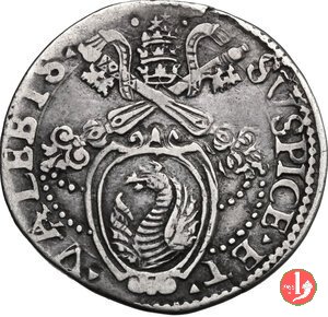 Testone (senza data - Stemma c.lineare) 1^ parte 1572-1585 (Ancona)