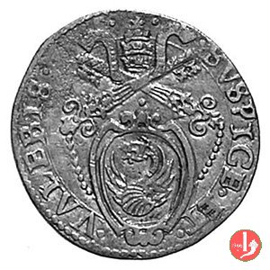 Testone (senza data - Stemma c.lineare) 2^parte 1572-1585 (Ancona)