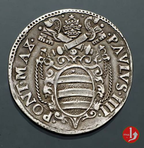 Testone (senza data - con volute e globo) 1555-1559 (Ancona)