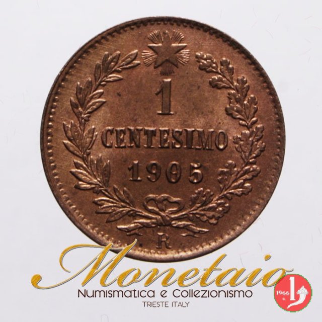 1 centesimo valore 1905 (Roma)