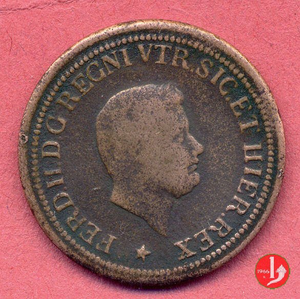 Tornese 1 e 1/2 1853 (Napoli)